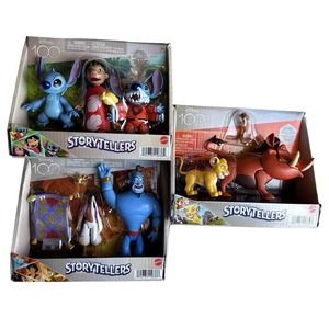 All 3 Disney Storytellers The Lion King, Aladdin, Lilo & Stitch 3-Pack Brand New